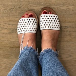 Loeffler Randall Perforated Sandals